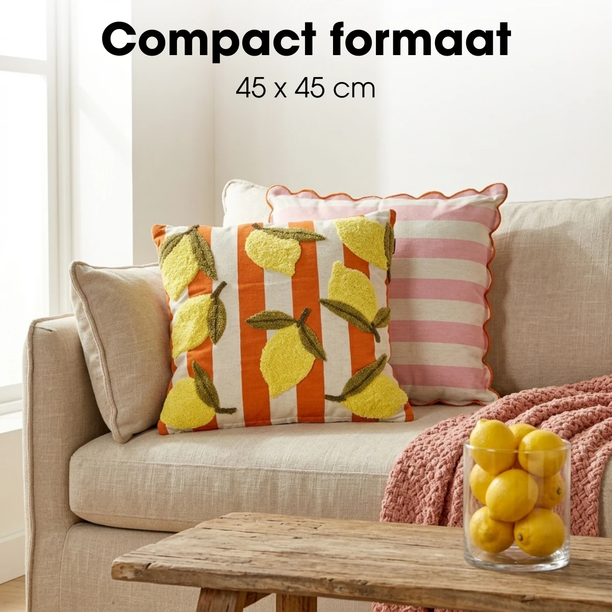 Decorative cushion Off-white by Mica Decorations