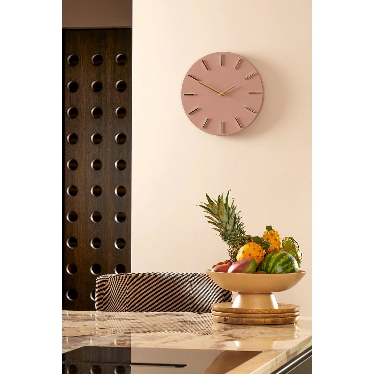 Wall clock Brixen Brown by Mica Decorations