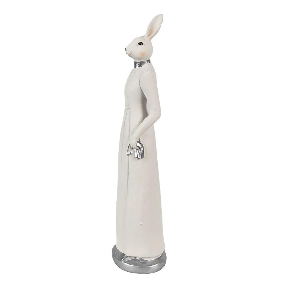 Decoration rabbit 8x7x28 cm by Clayre & Eef.