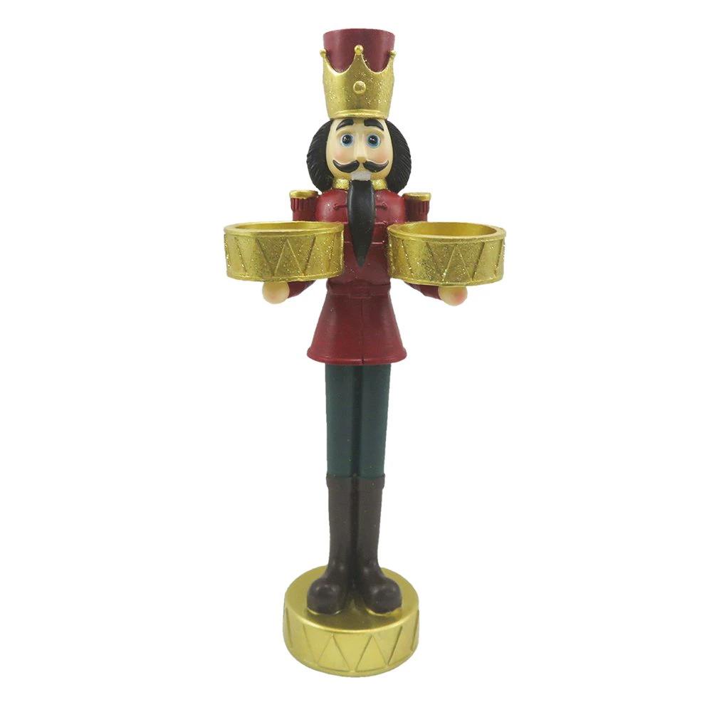 Decoration nutcracker 12x8x28 cm by Clayre & Eef.