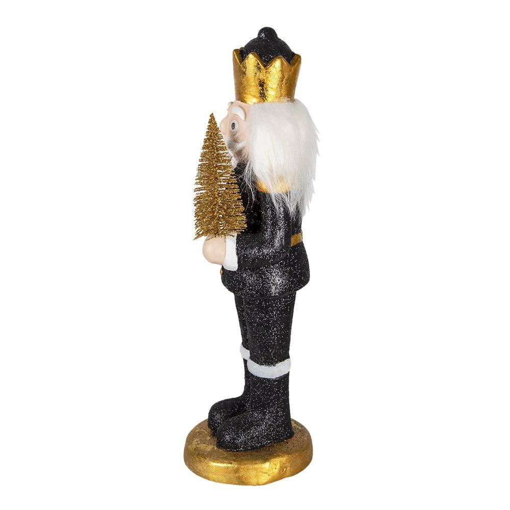 Decoration nutcracker 15x15x50 cm by Clayre & Eef.