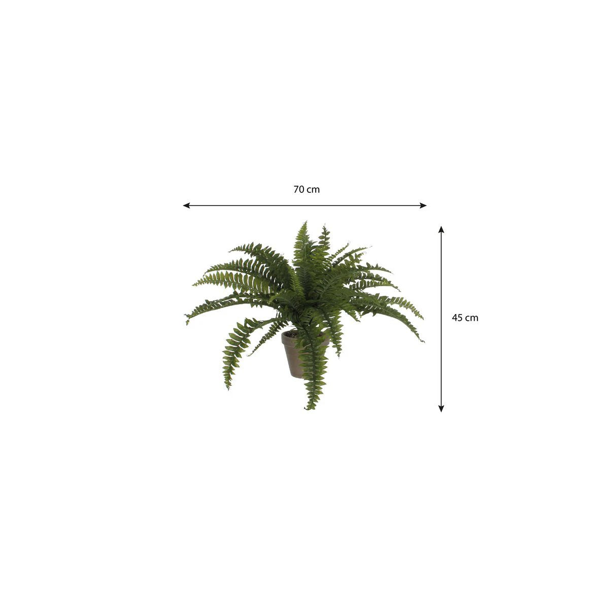 Artificial plant Fern Green by Mica Decorations