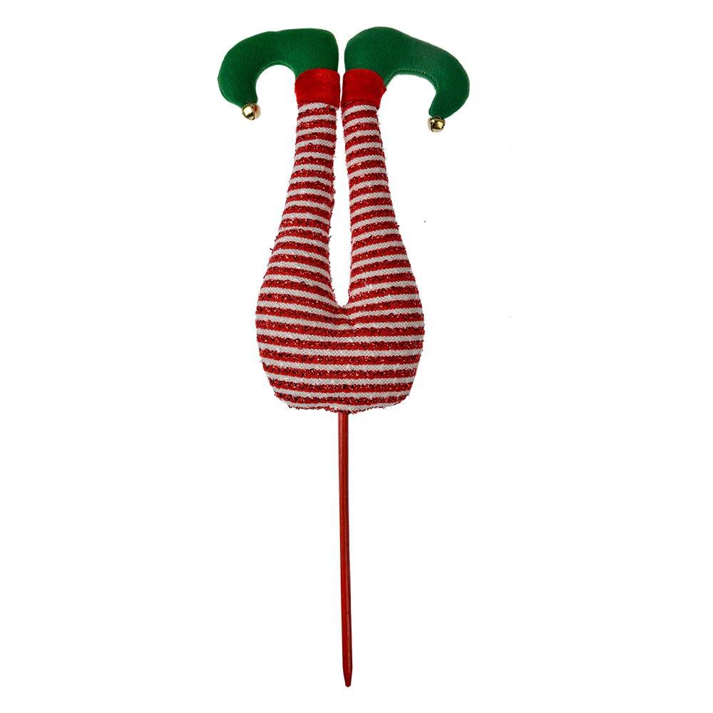 Christmas decoration eleven 52 cm red textile by Clayre & Eef.