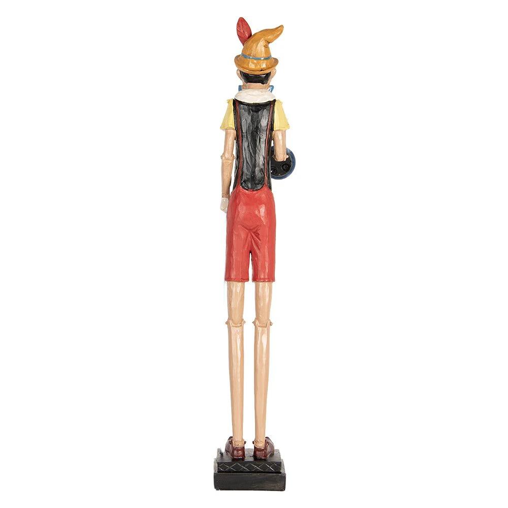 Decoration image Pinocchio 12x11x68 cm beige plastic by Clayre & Eef.