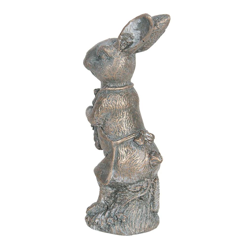 Decoration rabbit 6x4x13 cm by Clayre & Eef.