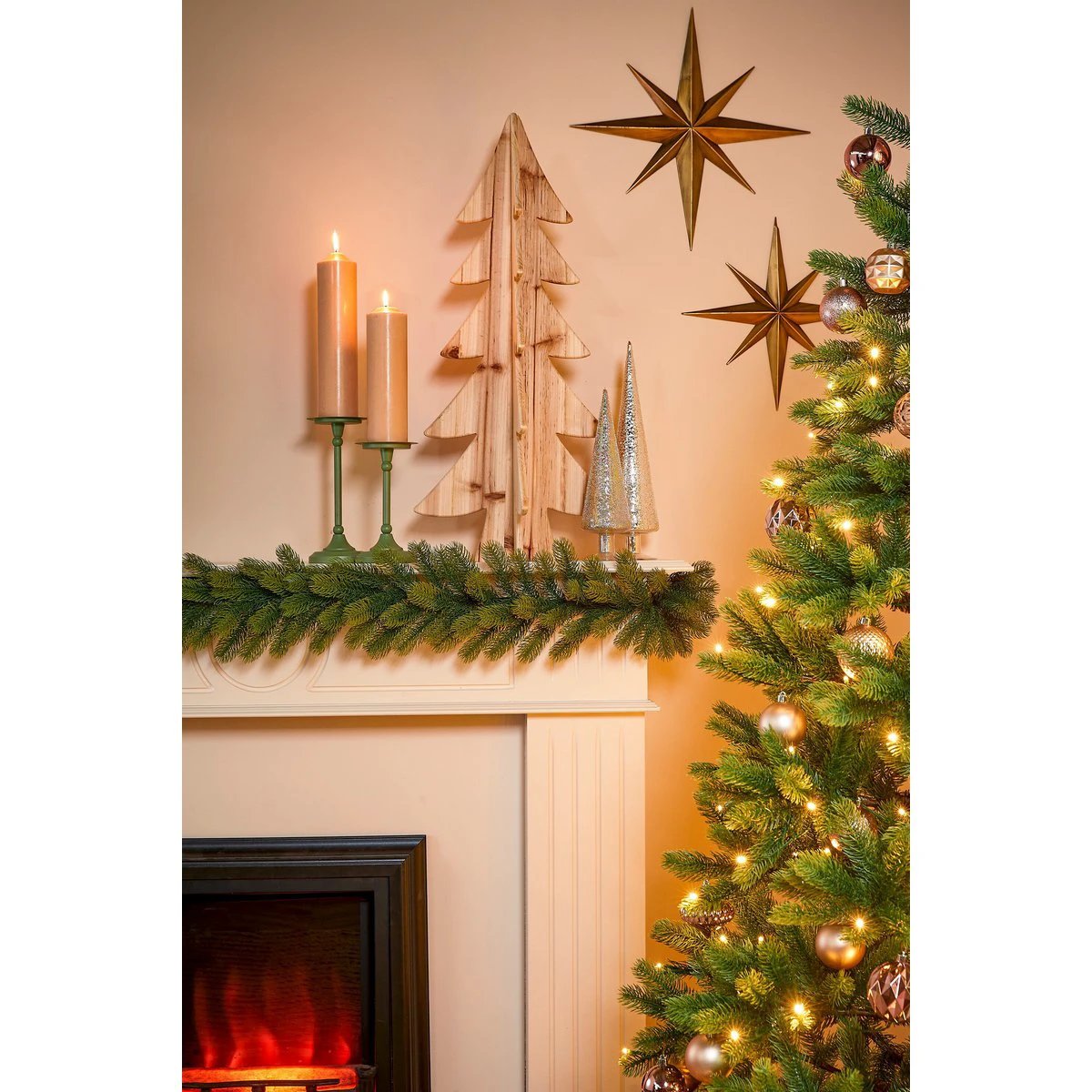 Decorative Christmas tree Brown by House of Seasons