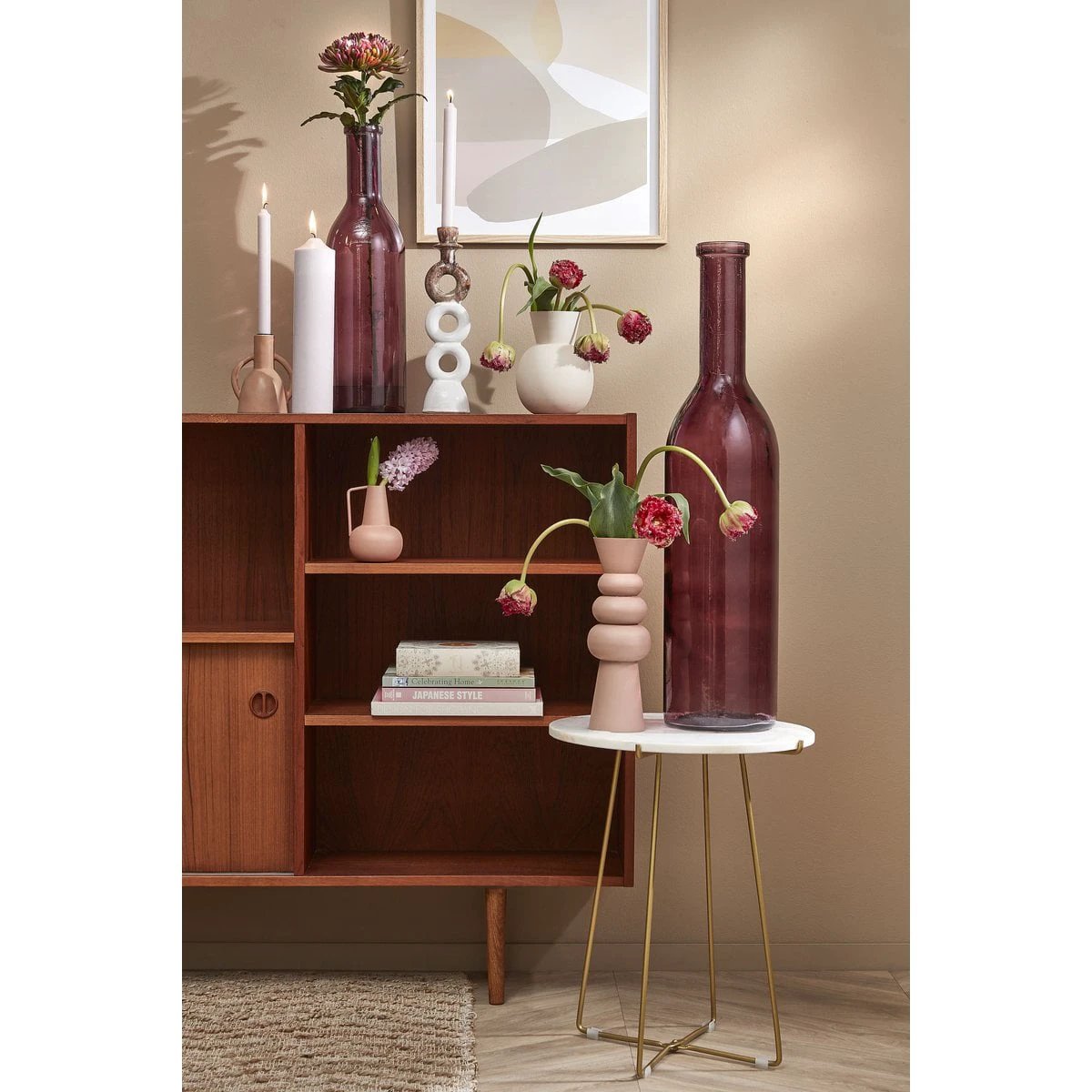 Decorative bottle of Rioja Dark Red by Mica Decorations
