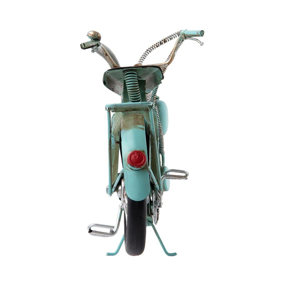 Dekoration Miniaturmotor 27x9x17 cm blau, Eisen-Miniaturauto von Clayre & Eef.