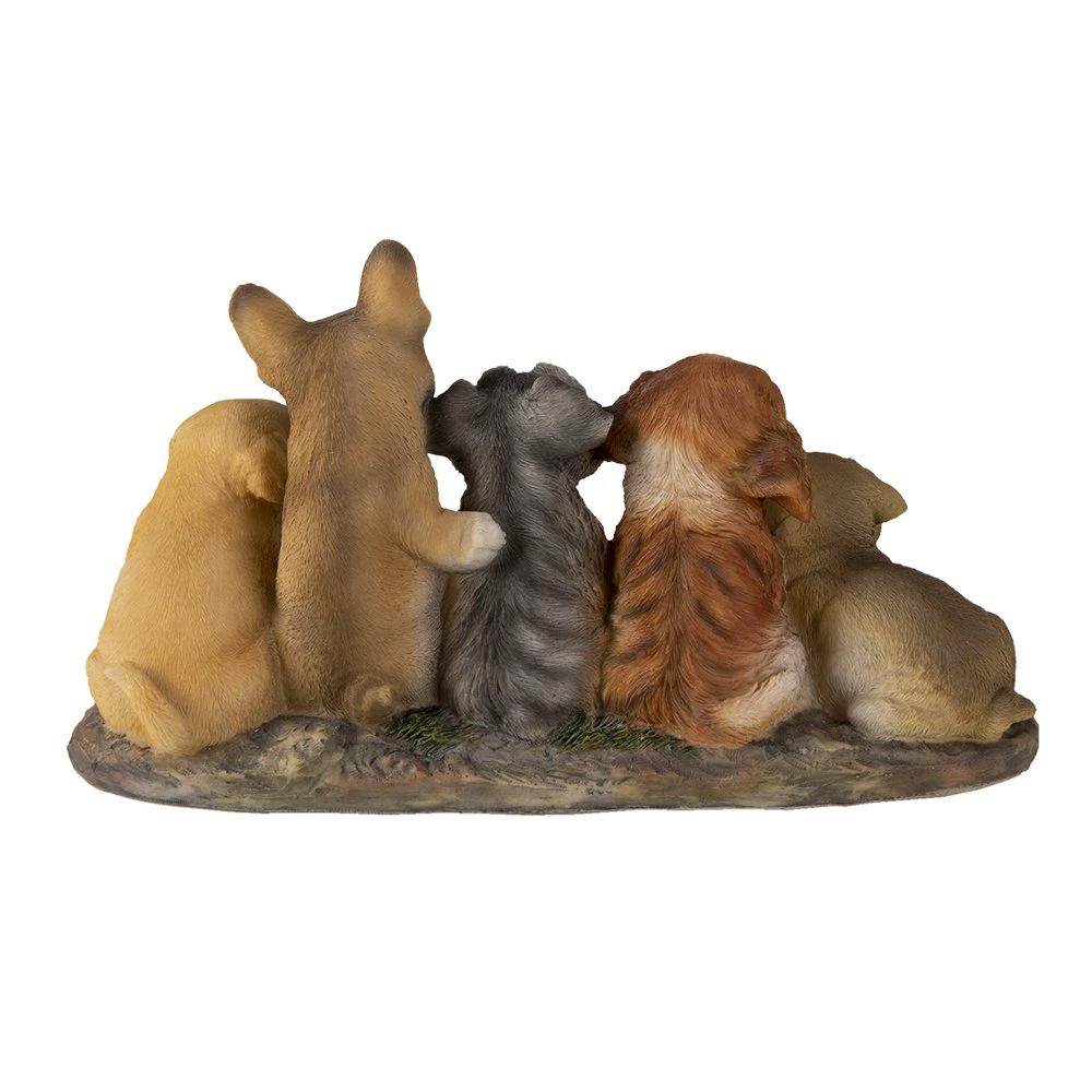 Dekorationshunde 33x12x17 cm von Clayre & Eef.