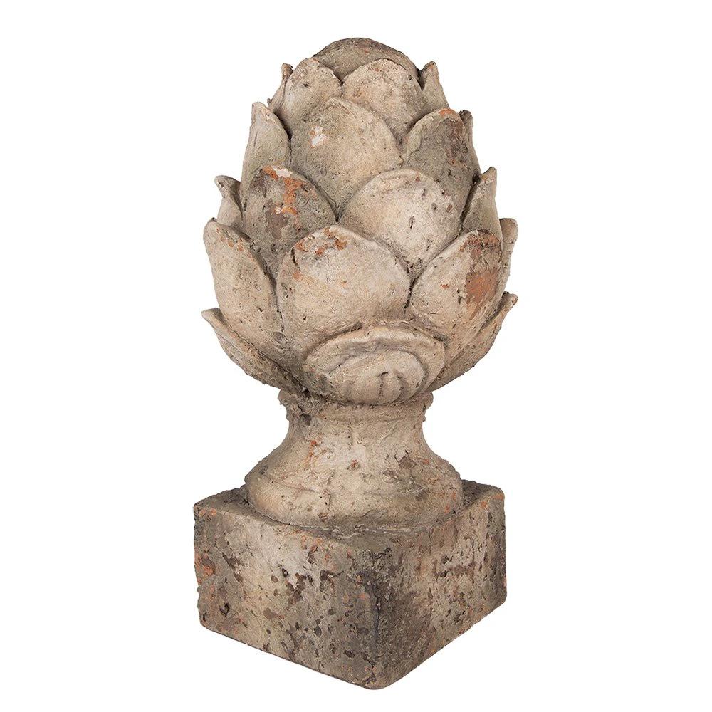 Dekorationsornament Ø 19x35 cm Beige Keramik von Clayre & Eef.