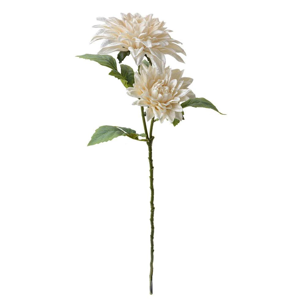 Artificial flower 62 cm White Plastic Artificial Plant by Clayre & Eef.