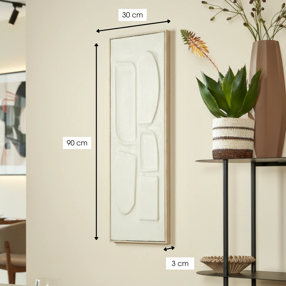 Wall decoration Off-white by Mica Decorations
