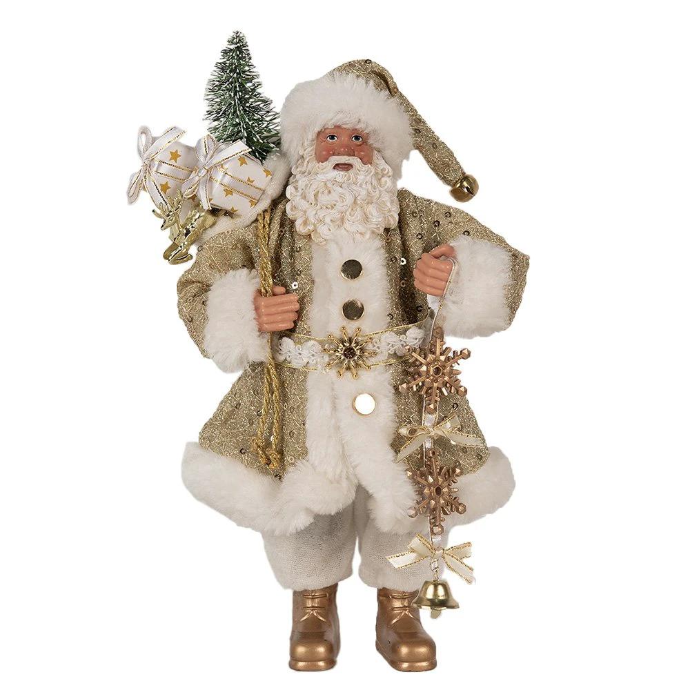 Decoration Santa Claus 17x10x27 cm by Clayre & Eef.
