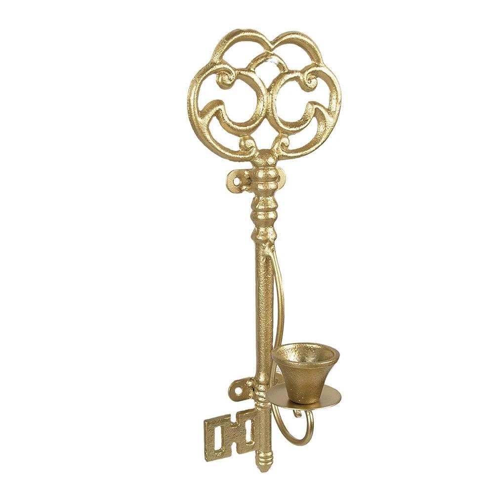 Candlestick key 13x9x34 cm by Clayre & Eef.
