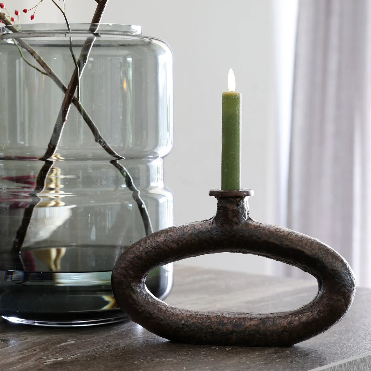 Candle holder - Rocha bronze by Vase The World