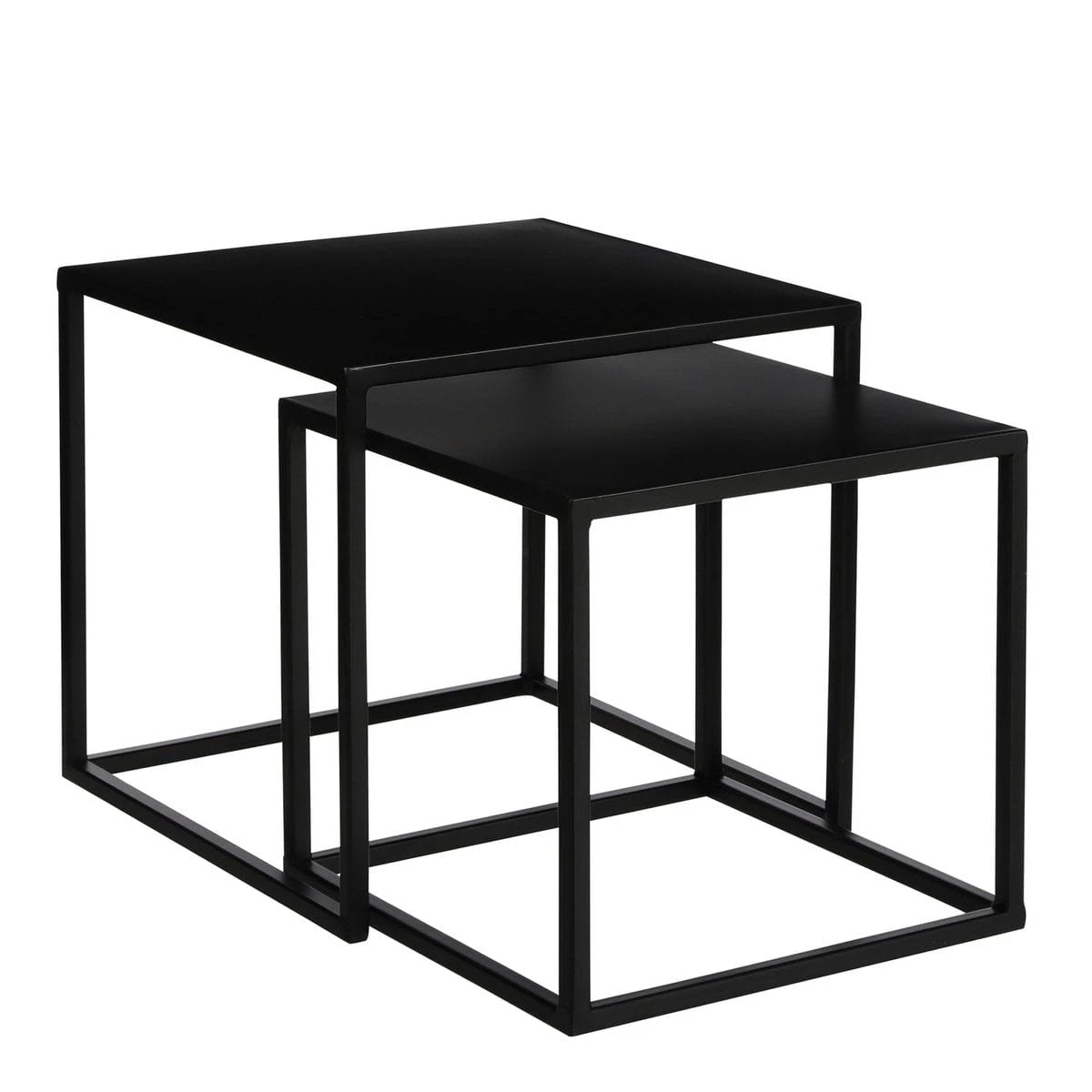 Side table set Goa Black by Mica Decorations