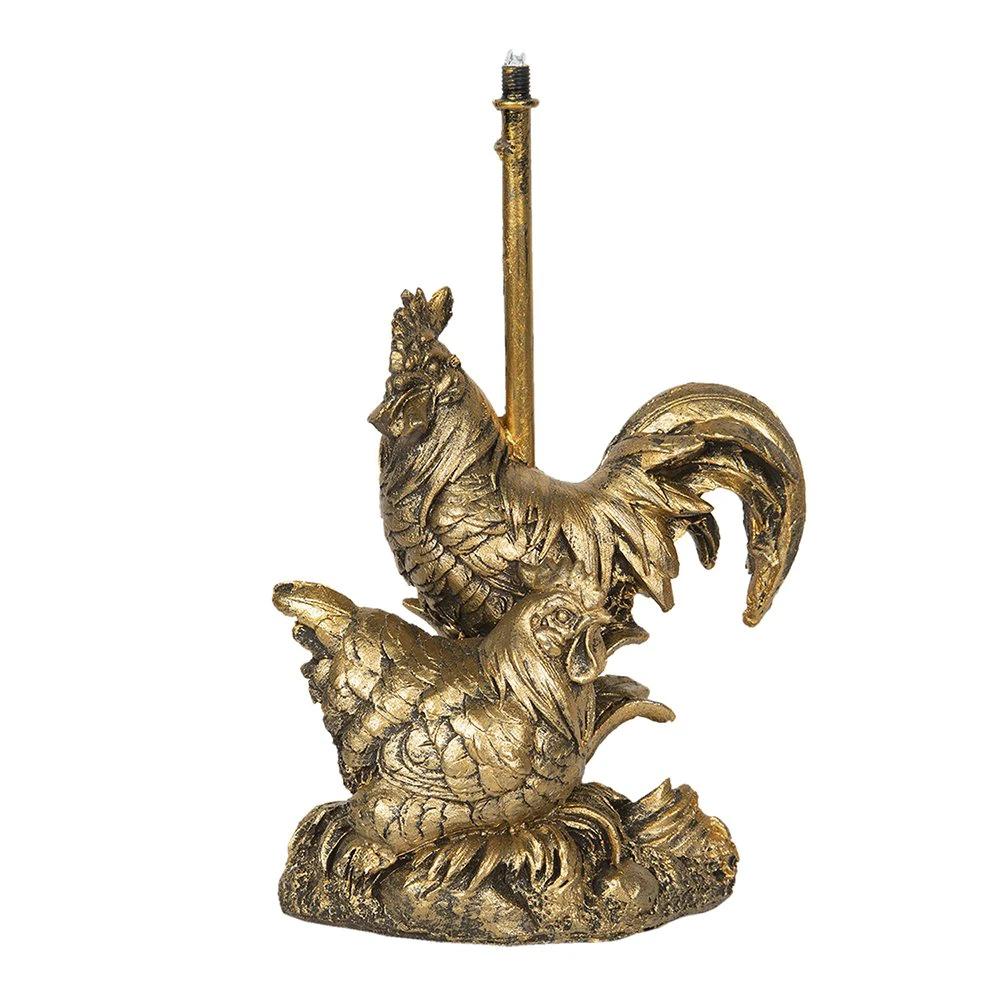 Decoration roosters with LED 14x9x21 cm by Clayre & Eef.