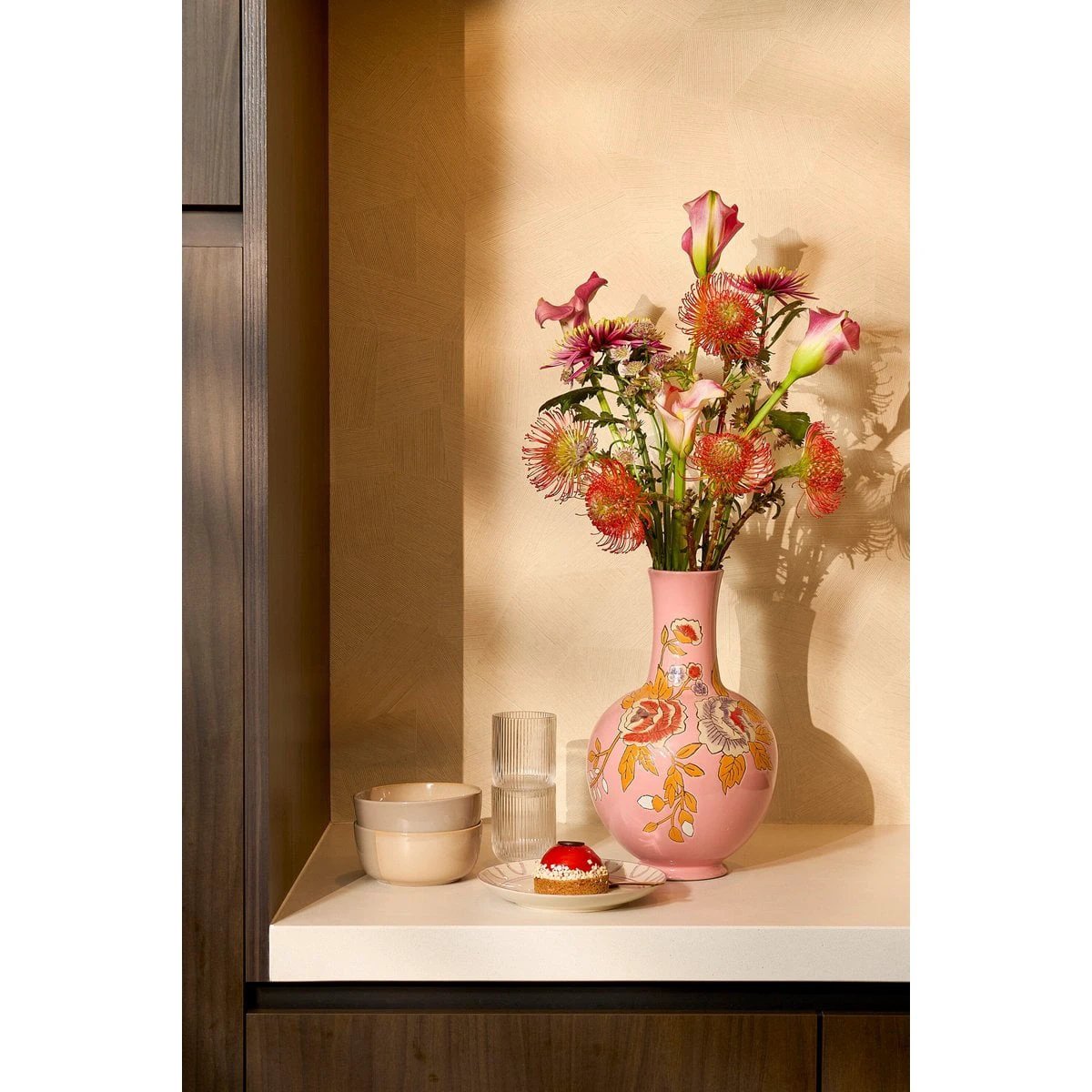 Vase Eloise Pink by Mica Decorations