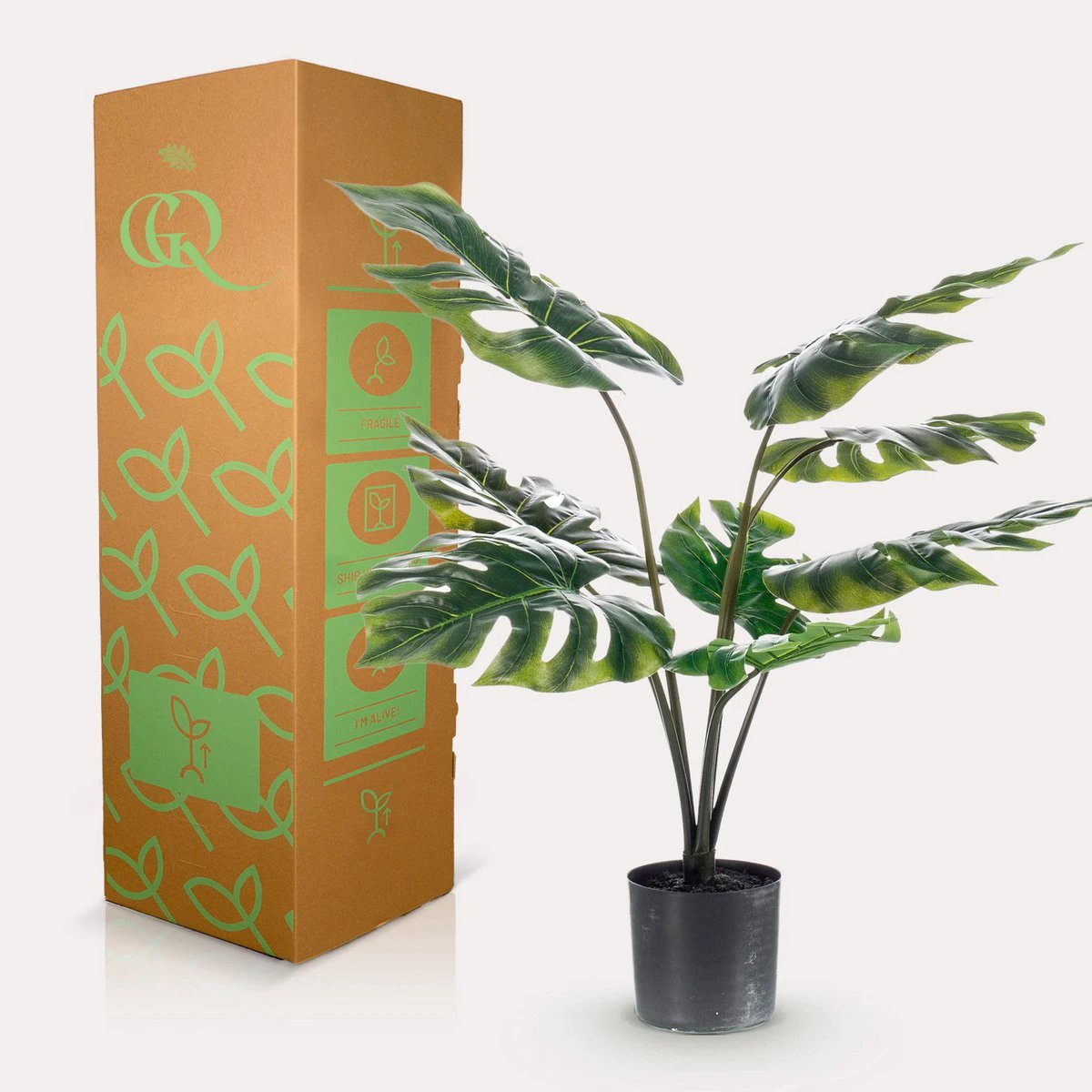 Monstera Deliciosa - artificial plant - 65 cm by Green boutiQ
