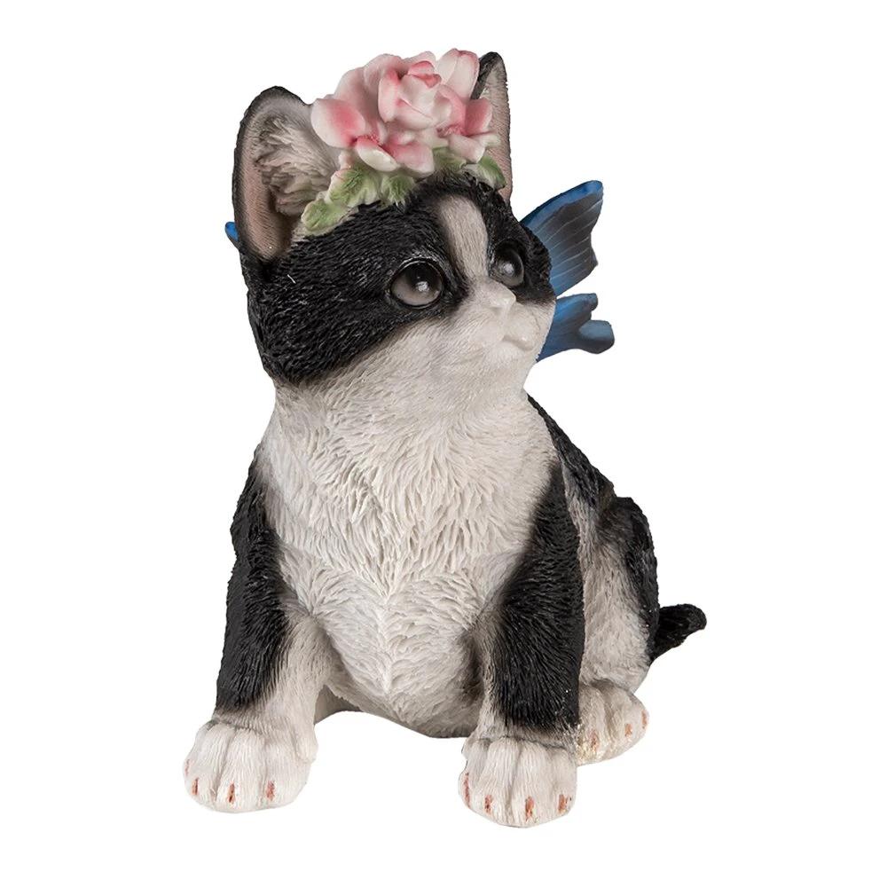 Decoration cat 12x10x15 cm by Clayre & Eef.