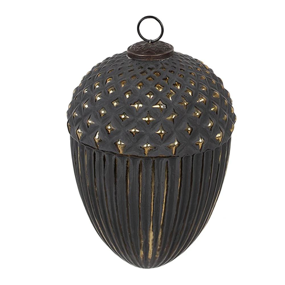 Christmas bauble Ø 15x21 cm by Clayre & Eef.