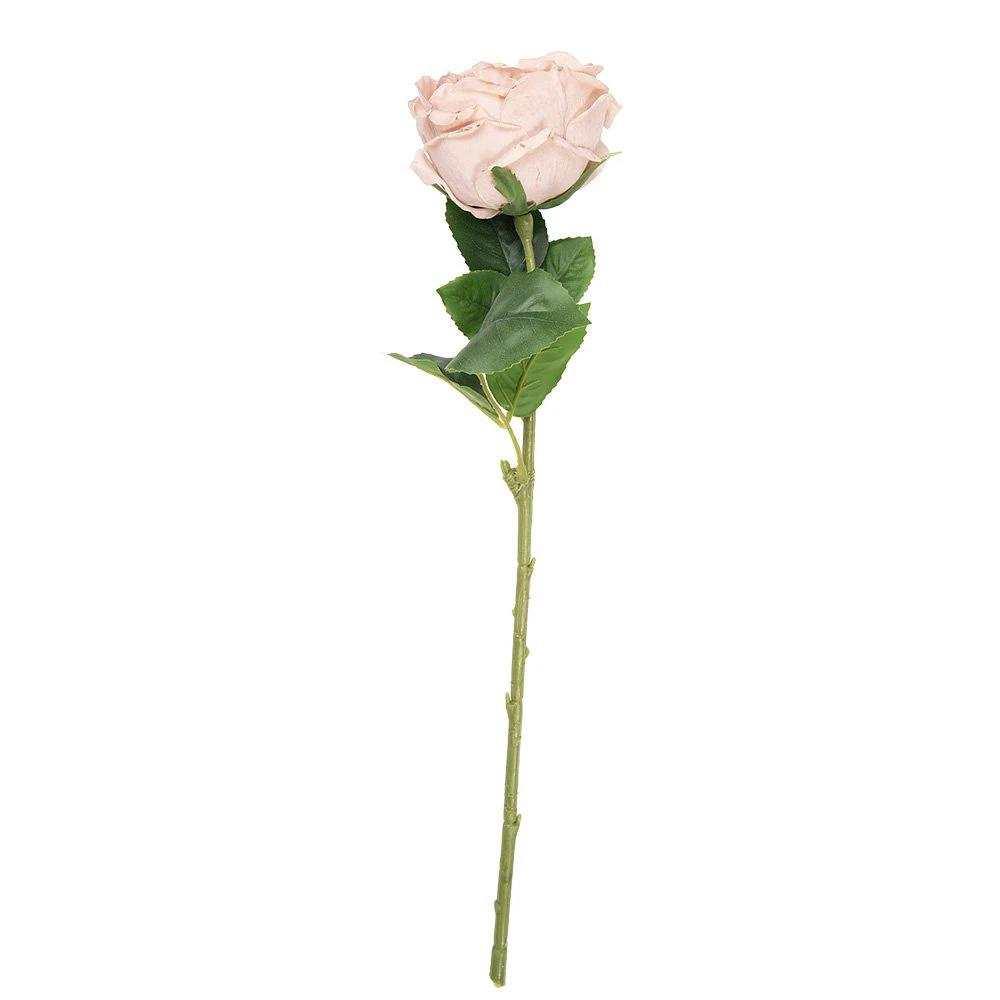 Artificial flower Rose 43 cm Beige Plastic by Clayre & Eef.