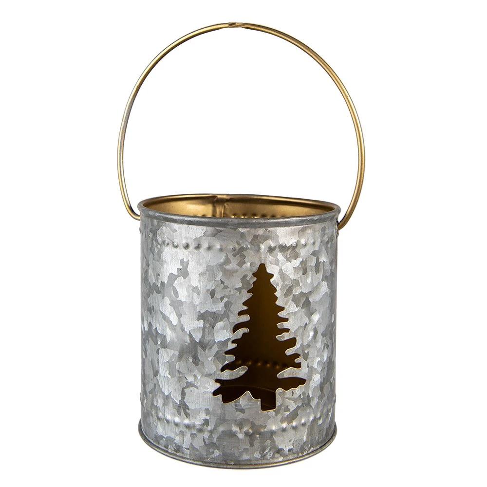 Tealight holder Ø 9x10 cm by Clayre & Eef.