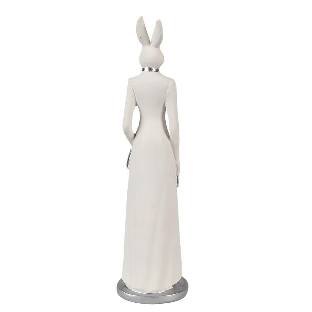 Decoration rabbit 8x7x28 cm by Clayre & Eef.