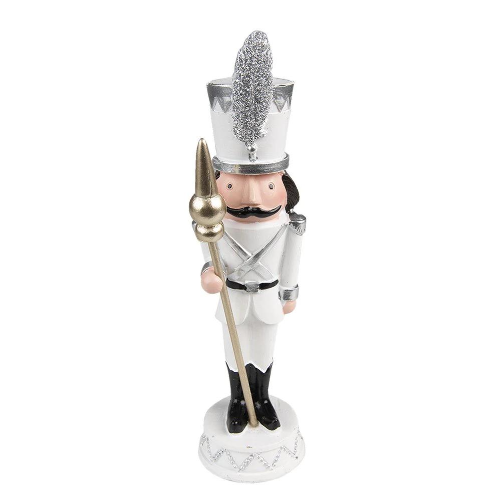 Decoration nutcracker 7x7x25 cm by Clayre & Eef.