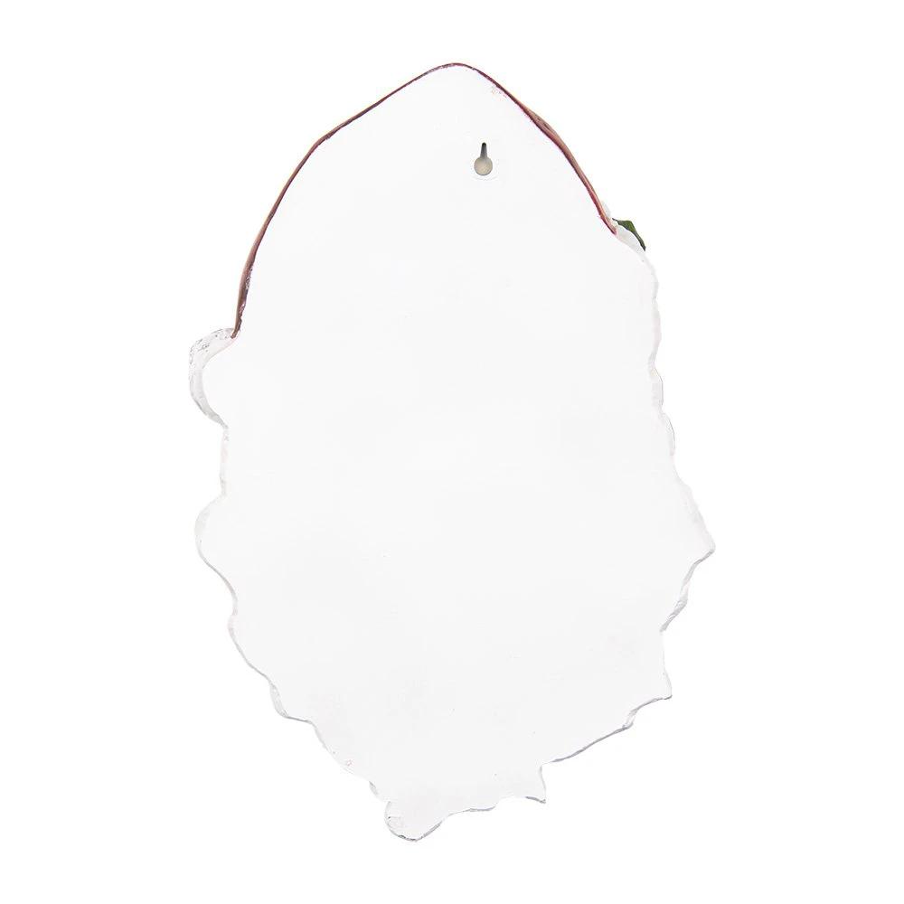 Wall decoration Santa Claus 32x9x45 cm White Red Plastic by Clayre & Eef.