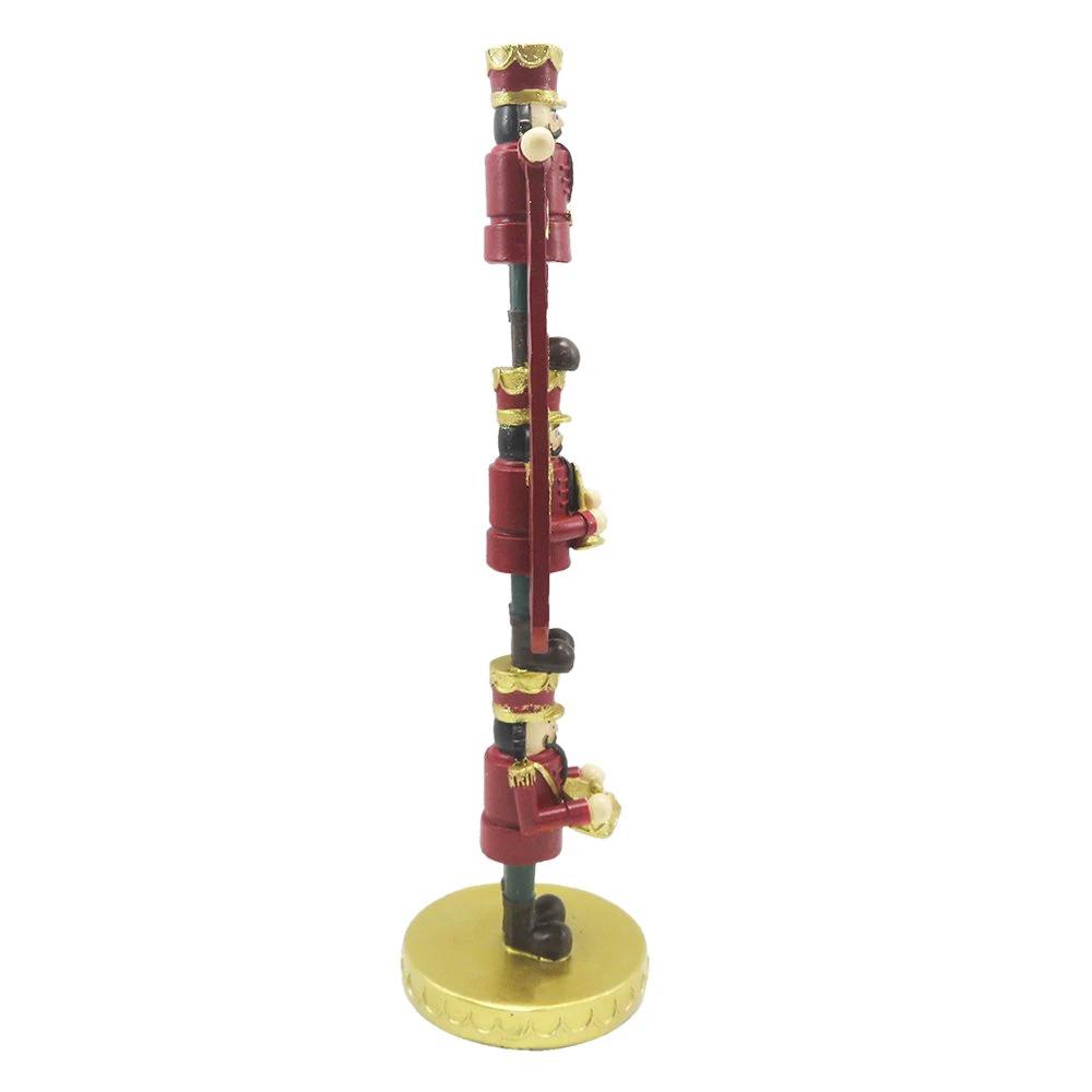 Decoration nutcracker 10x8x30 cm by Clayre & Eef.
