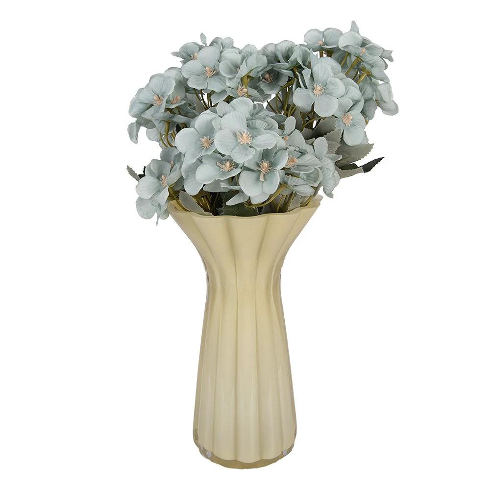 Vase Ø 14x23 cm Yellow Glass by Clayre & Eef.