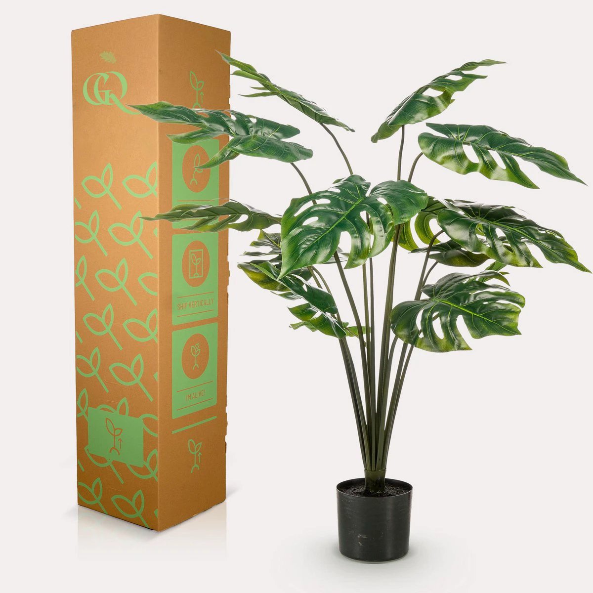 Monstera Deliciosa - artificial plant - 95 cm by Green boutiQ
