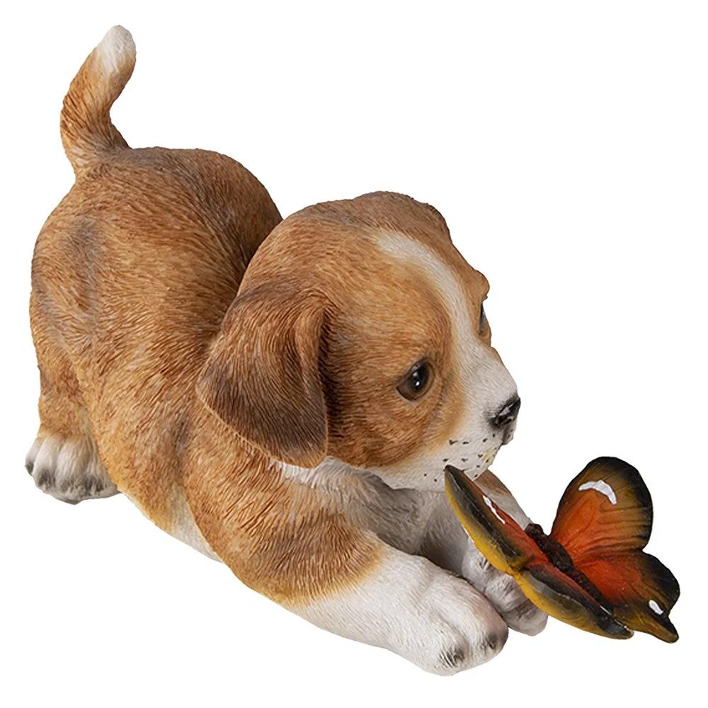 Decoration dog 20x8x11 cm by Clayre & Eef.