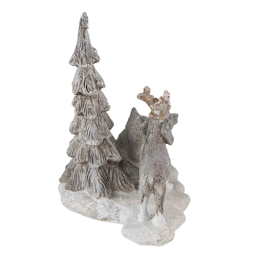 Decoration dog and cat LED 16x10x15 cm by Clayre & Eef.