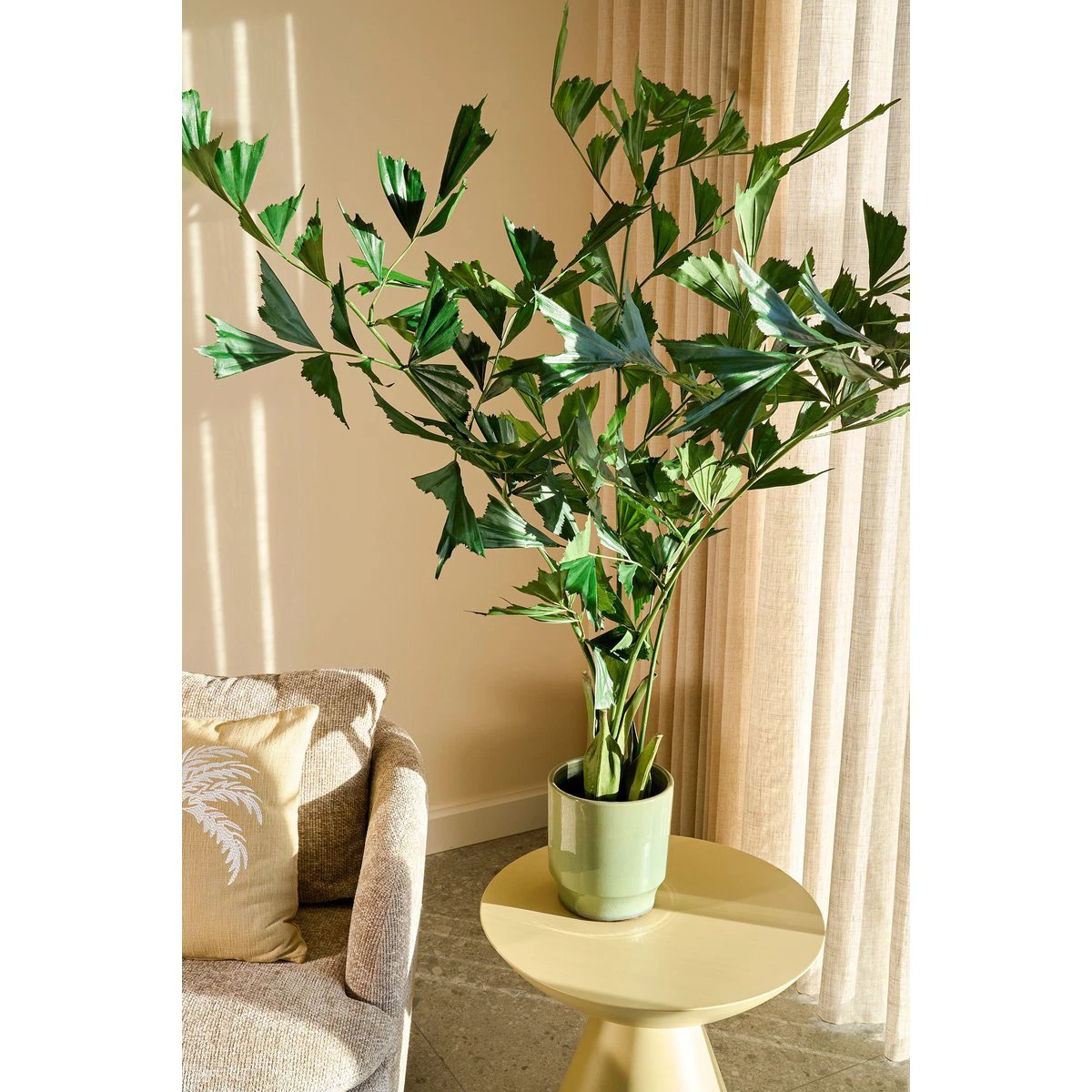 Artificial Plant Fishtail Green by Mica Decorations