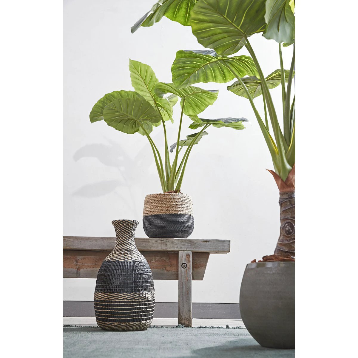 Plant basket set Jorck Black by Mica Decorations