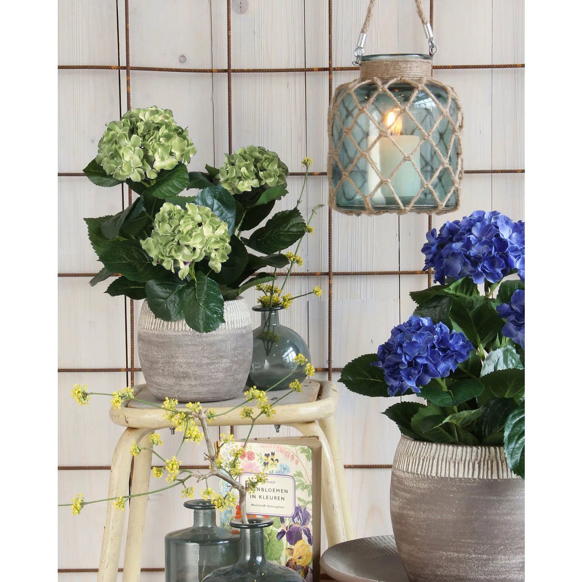 Art plant Hyddongea Creme by Mica Decorations
