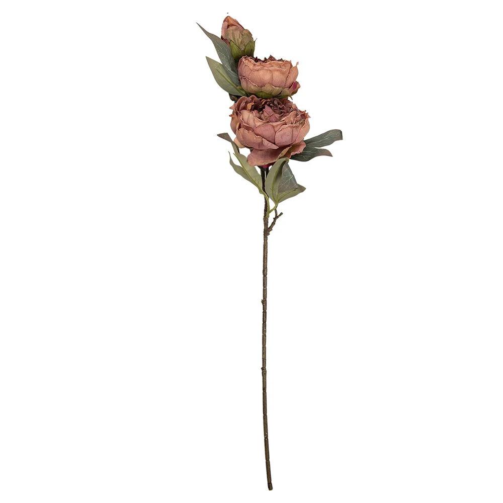 Kunstblume 72 cm rosa aus Kunststoff von Clayre & Eef.