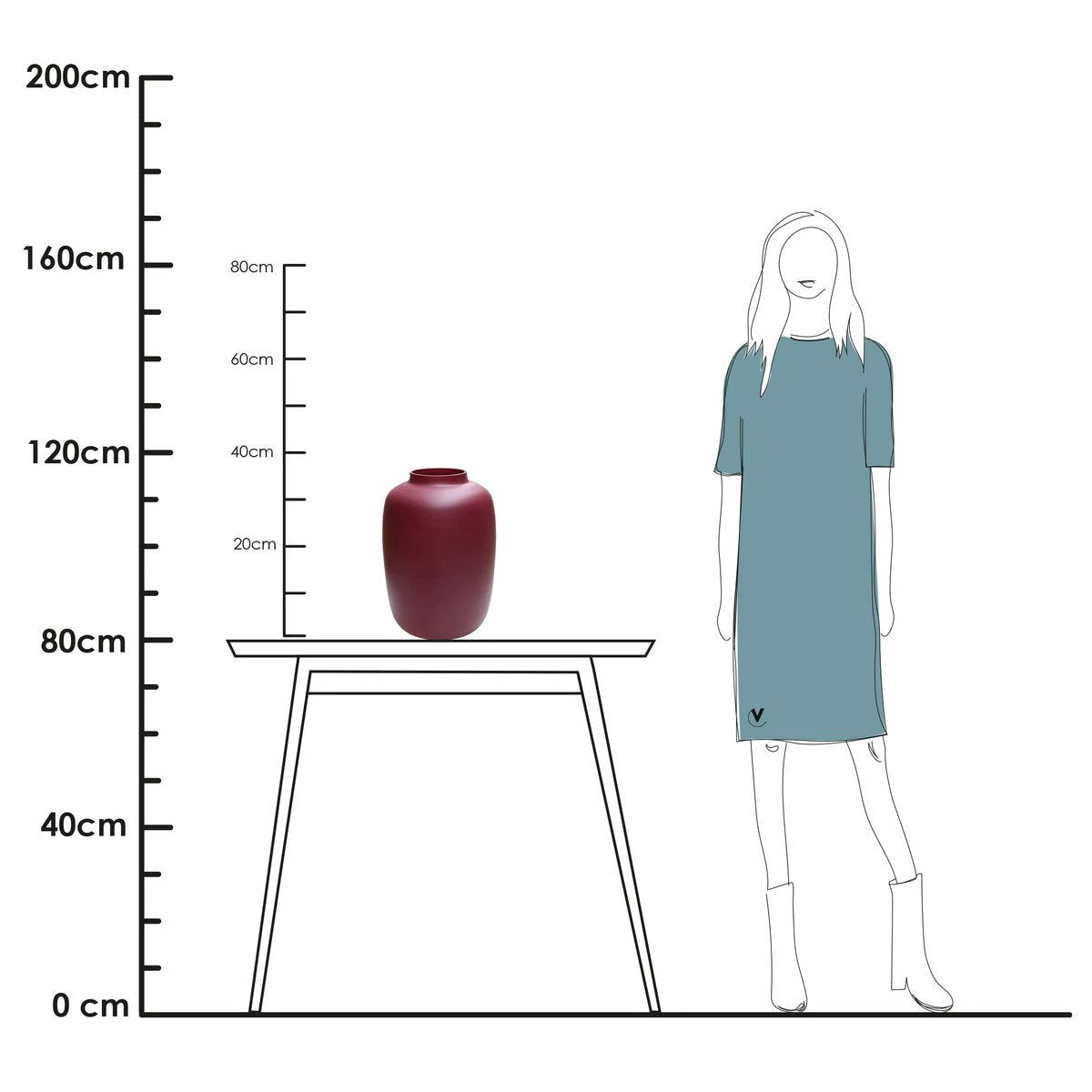 Vaas - Artic matte violet by Vase The World