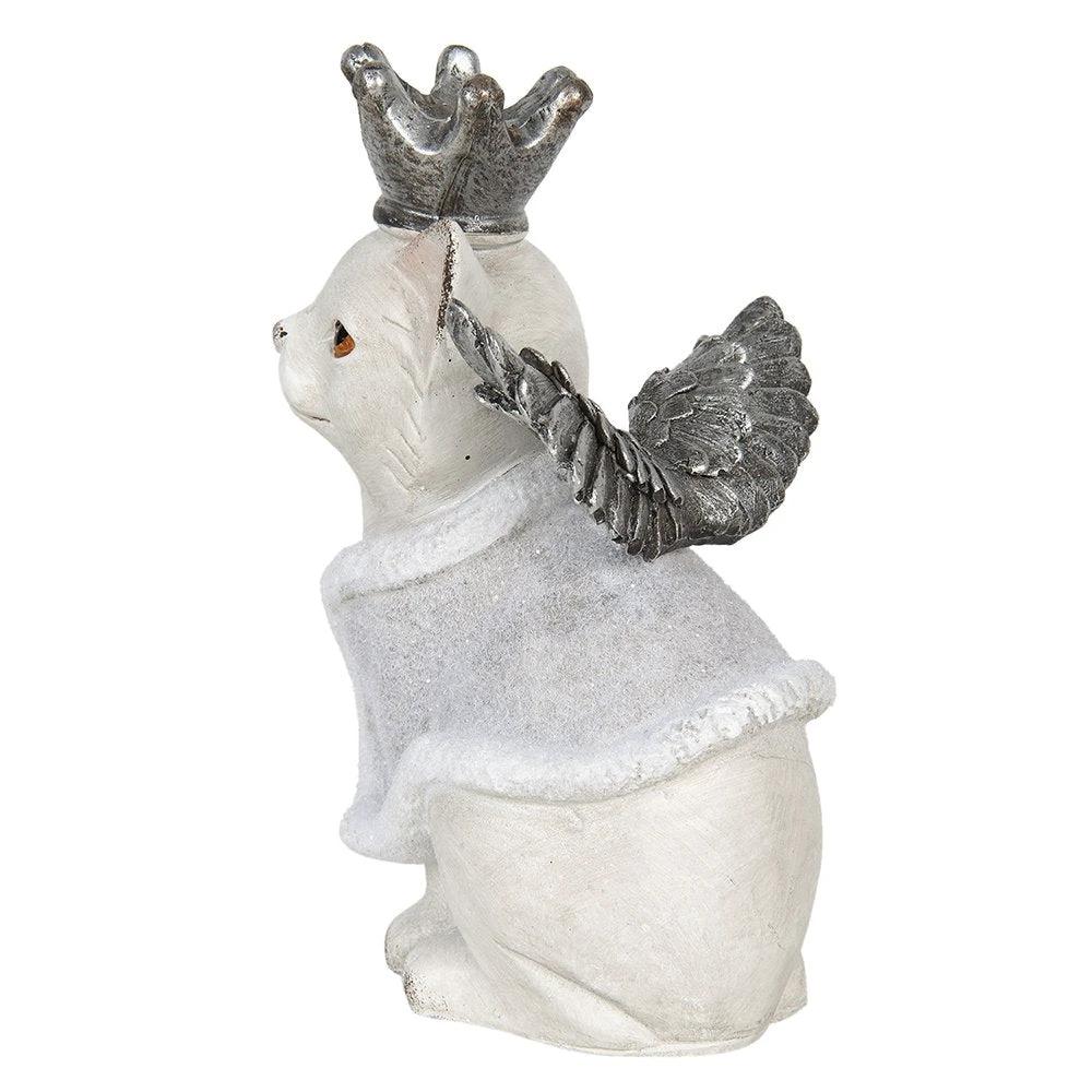Decoration cat with wings 17x15x28 cm by Clayre & Eef.