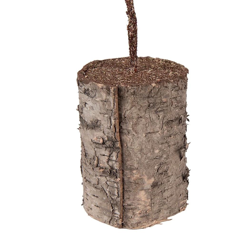Mini Artificial Christmas Tree 14x14x45 cm Green Wood by Clayre & Eef.