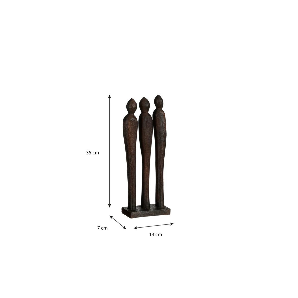 Decorative statue Pegara Brown by Mica Decorations