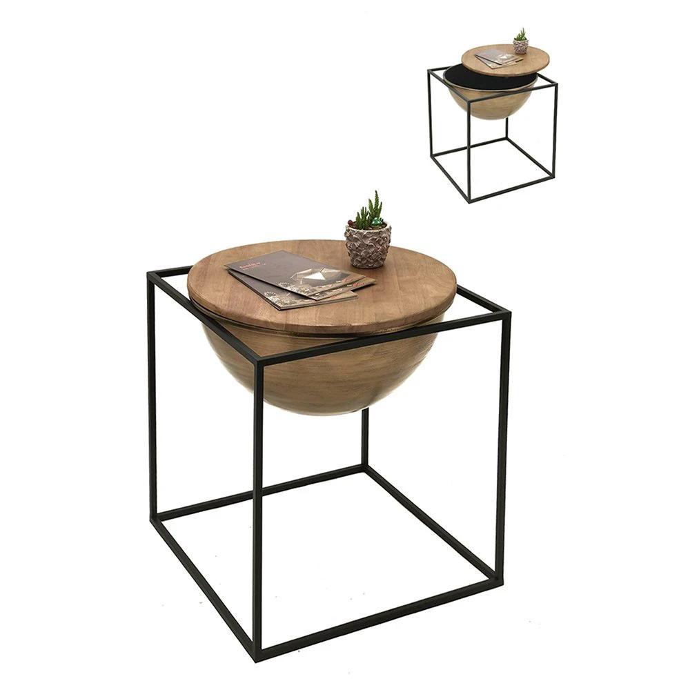 Beistelltisch 53x53x55 cm von Clayre & Eef.