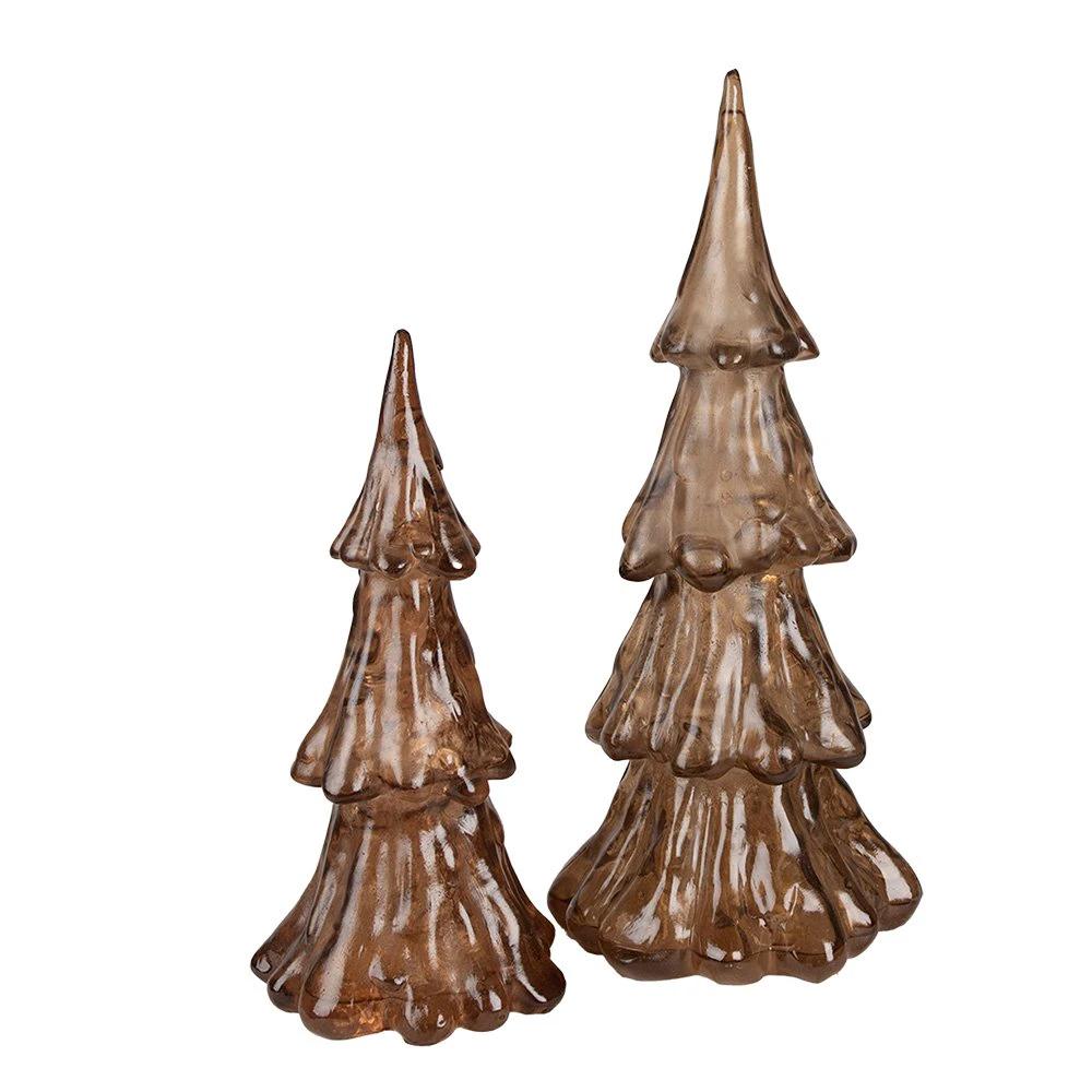 Decoration Christmas tree with LED Ø 12x24 cm / 3xaaa by Clayre & Eef.