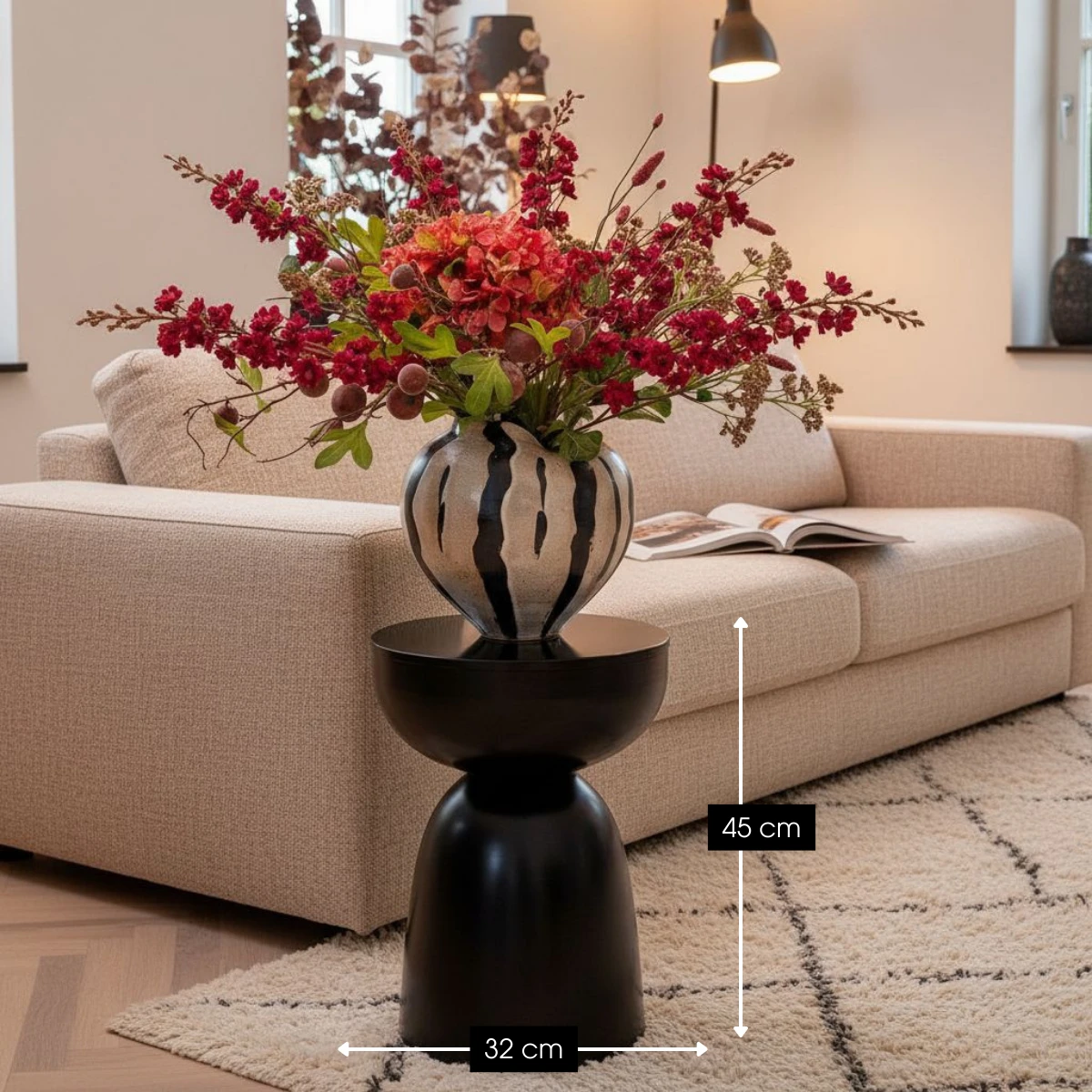 Elliott Black side table by Mica Decorations