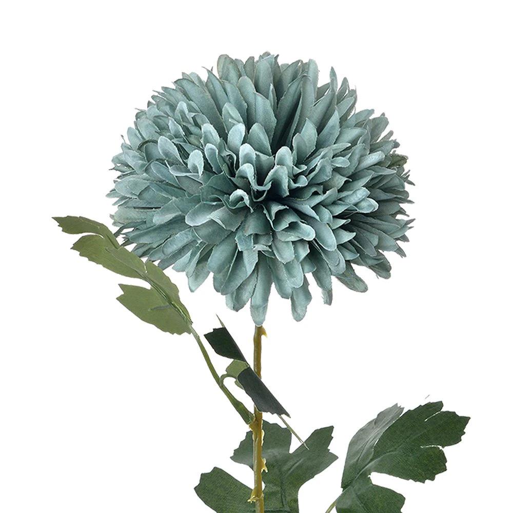 Kunstblume 54 cm grün-blau aus Kunststoff von Clayre & Eef.