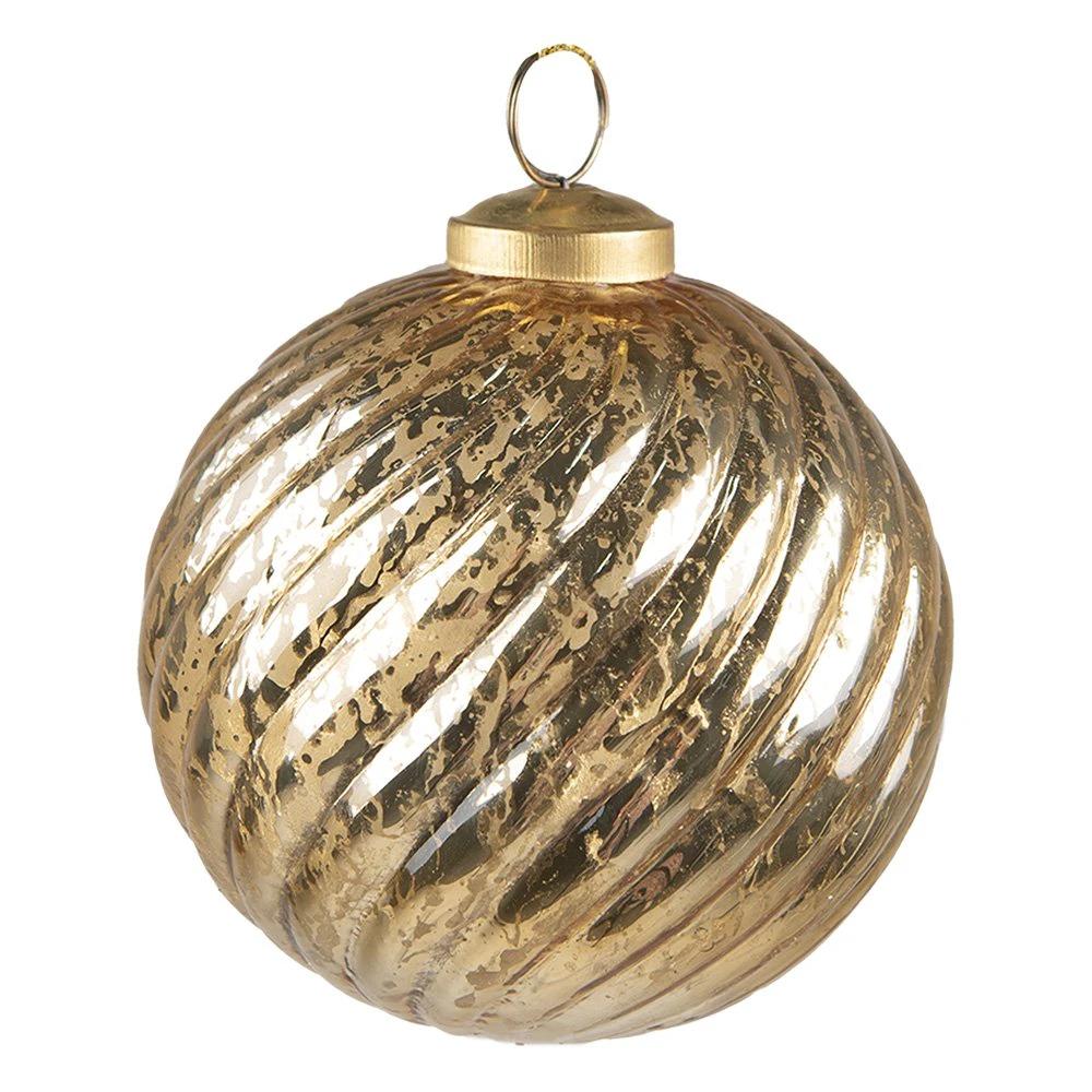 Christmas ball Ø 9x10 cm by Clayre & Eef.