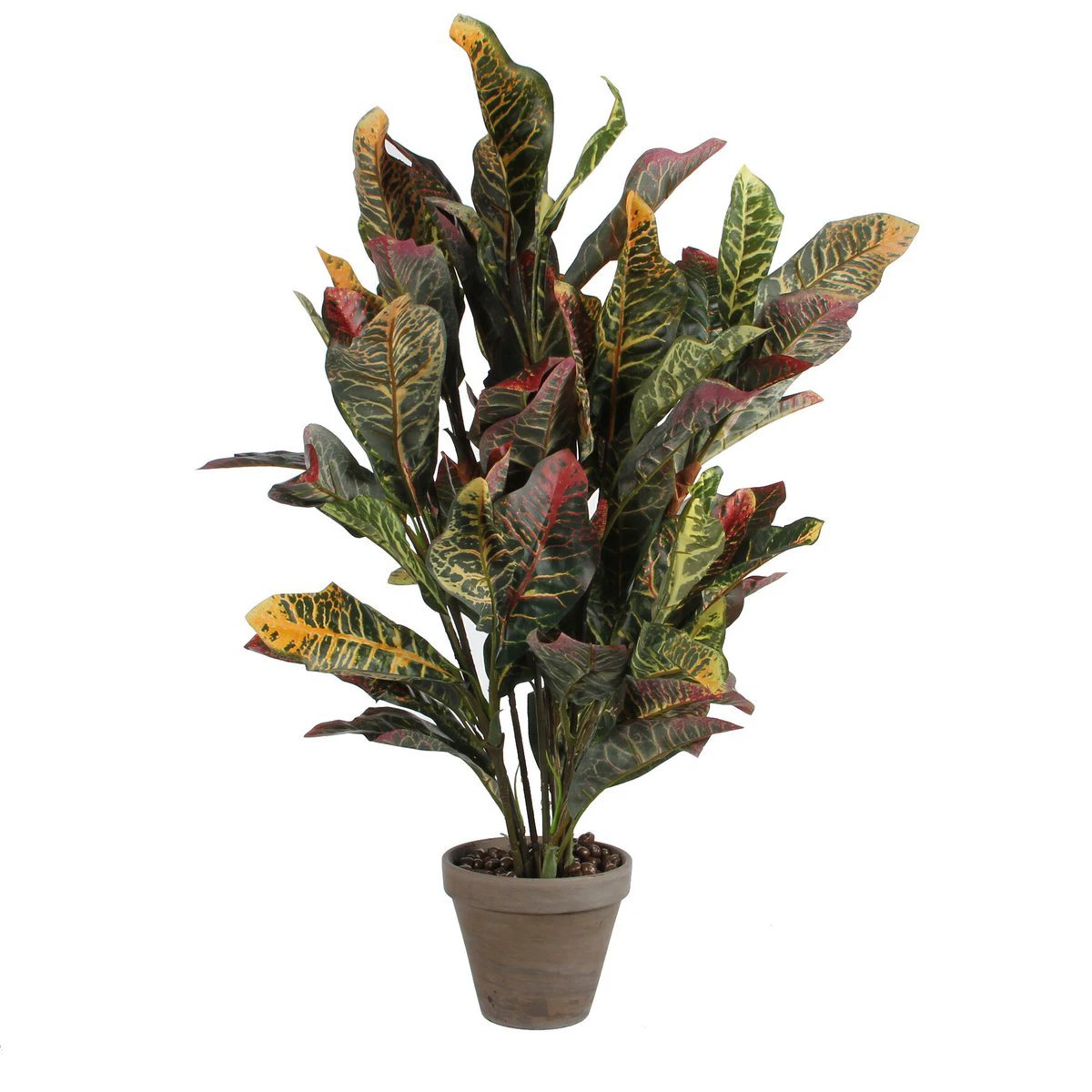 Artificial plant Croton Green by Mica Decorations