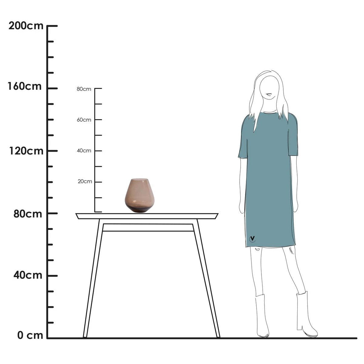 Vaas - Tasman Taupe by Vase The World